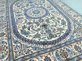 3.35x2.4m Vintage Nain Persian Rug