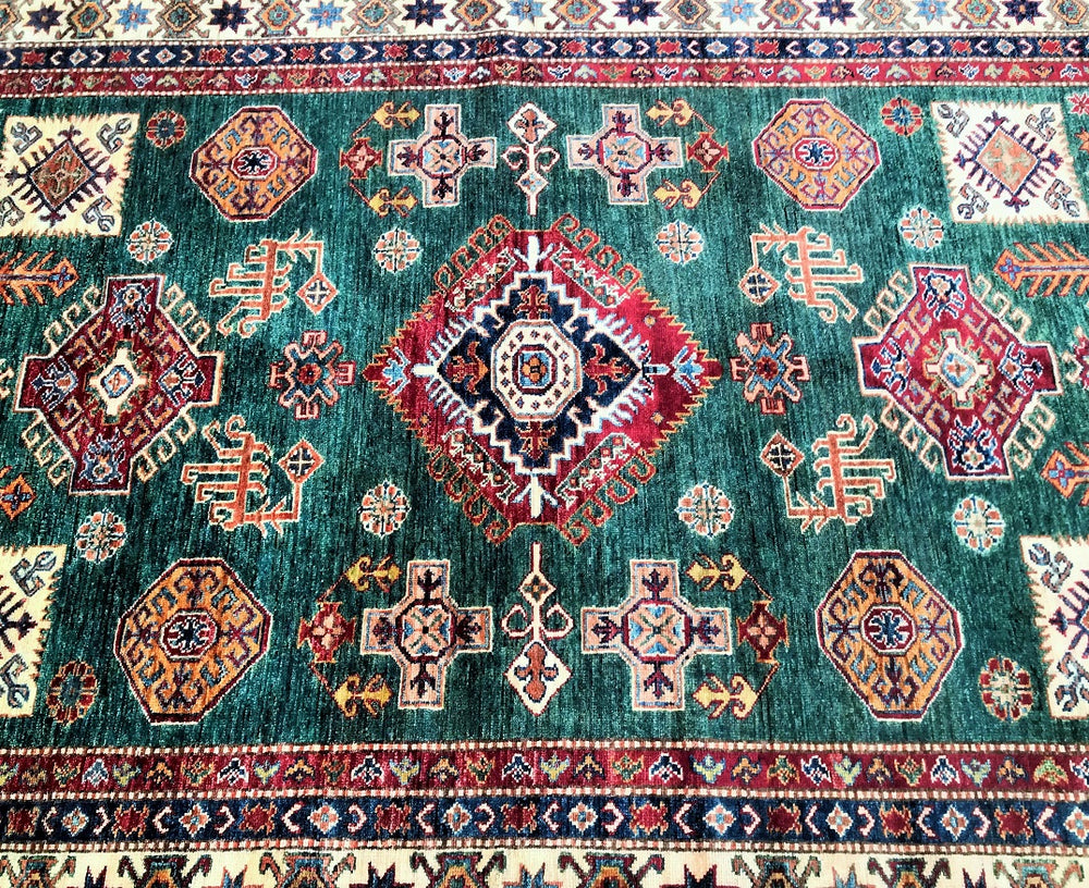 Afghan Super Kazak Rug 2.4x1.7m