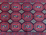 2x1m Bokhara Balouchi Persian Rug