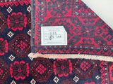 1.65x1m Tribal Persian Balouchi Rug