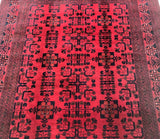2x1.5m Tribal Qunduz Afghan Rug
