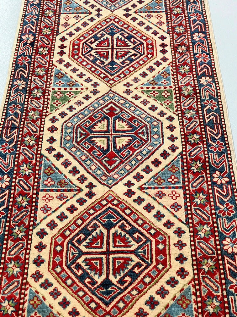 3m Afghan Kazak Hall Runner