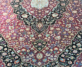 Masterpiece Pure Silk Rajabian Qum Rug