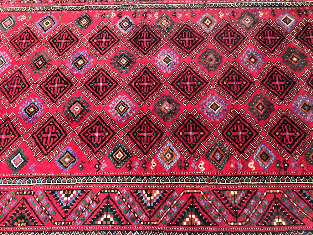 Tribal Persian Kurdi Rug 3x1.5m