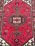 1.5x1m Tribal Zanjan Persian Rug