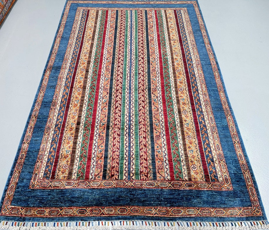2.2x1.5m Super Kazak Khorjin Afghan Rug