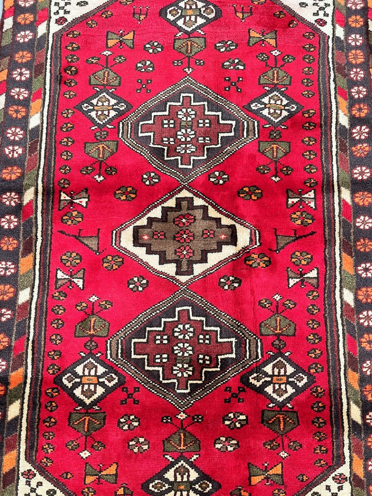 Tribal Persian Khamseh Rug 1.6x0.9m
