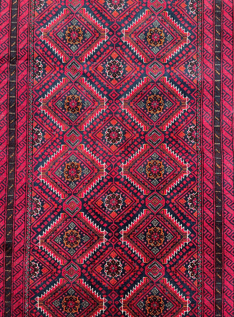 1.7x0.9m Nomadic Balouchi Persian Rug