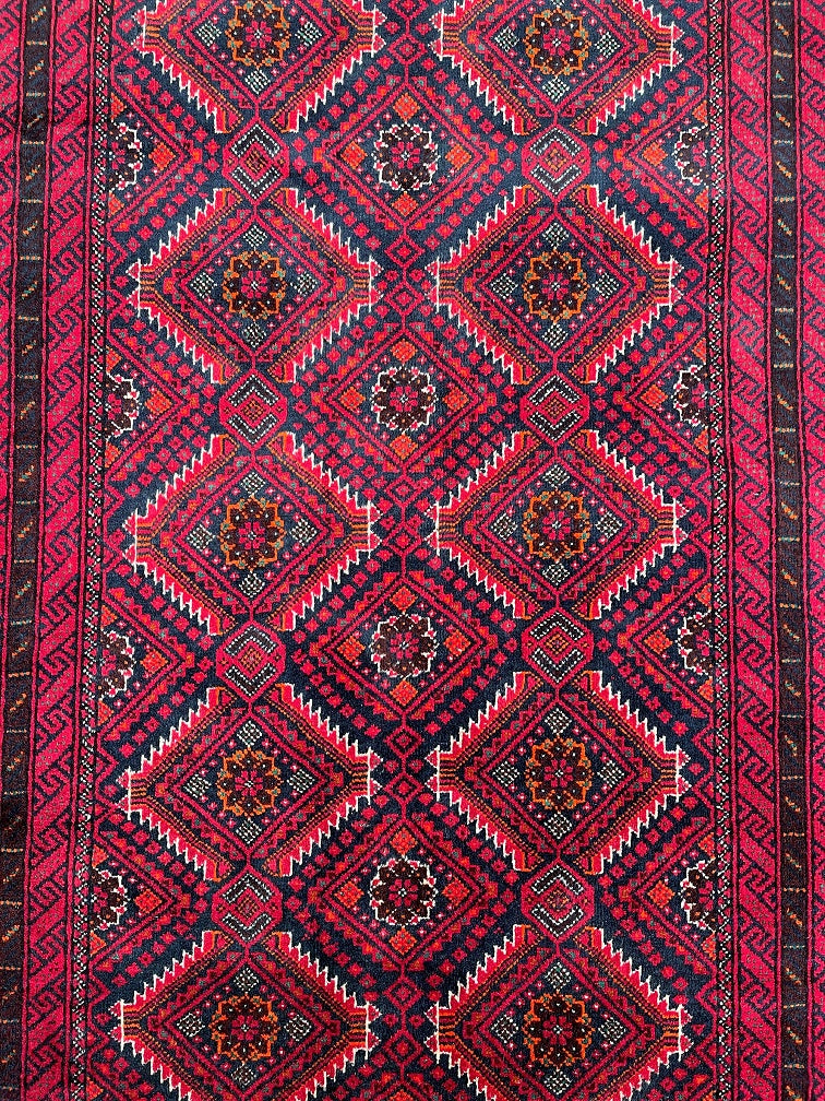 1.7x0.9m Nomadic Balouchi Persian Rug