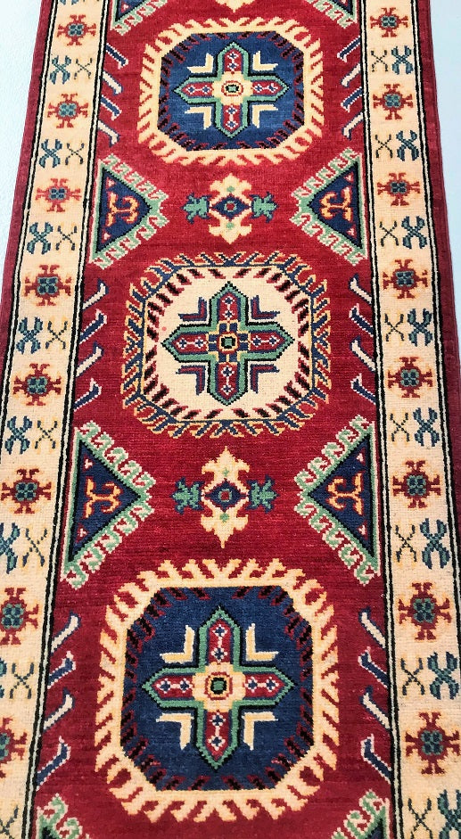 3m Afghan Kazak Hall Runner