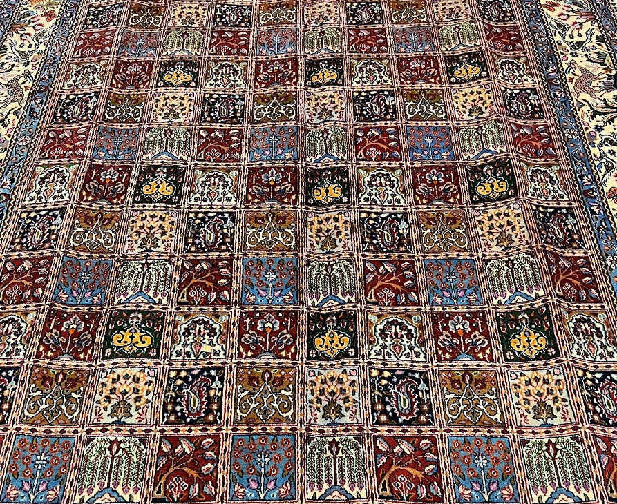 Garden Design Persian Birjand Rug 3.5x2.5m | shoparug