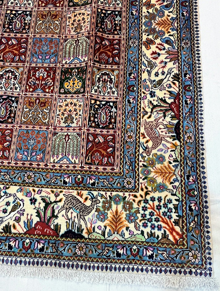 Garden Design Persian Birjand Rug 3.5x2.5m | shoparug
