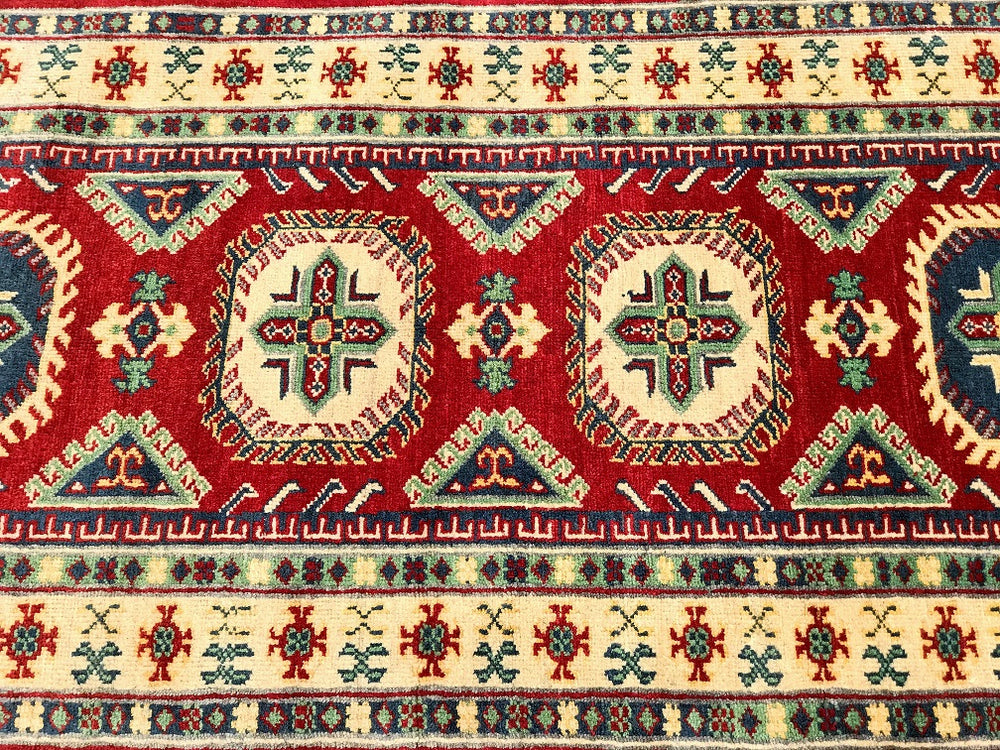 2.4m Afghan Kazak Hall Runner