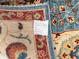 2.4x1.7m Afghan Serapi Kazak Rug