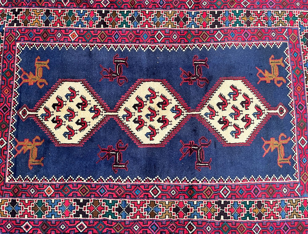 1.6x1.1m Village Hamedan Persian Rug
