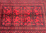 1.6x1m Tribal Afghan Khal Rug
