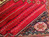 3x2.1m Antique Qashghai Shiraz Persian Rug - shoparug
