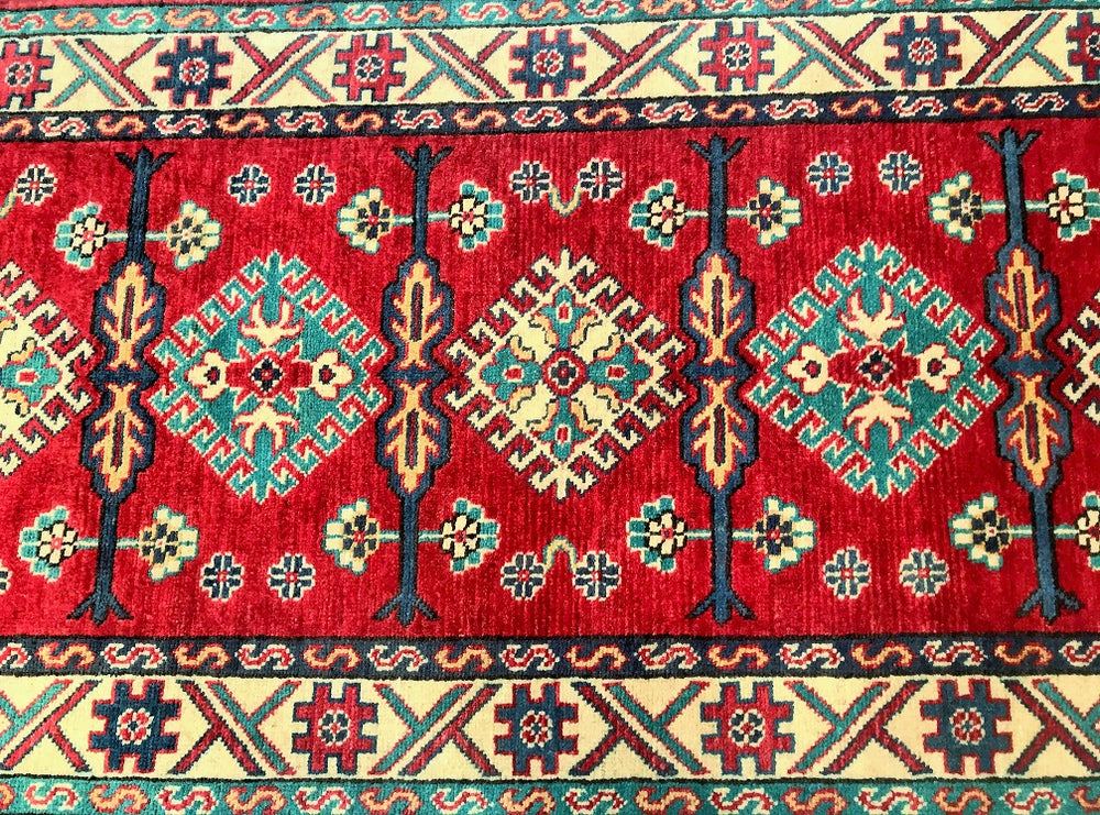 4.5m Afghan Kazak Hall Runner