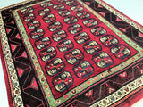 3x2.25m Vintage Balouchi Persian Rug