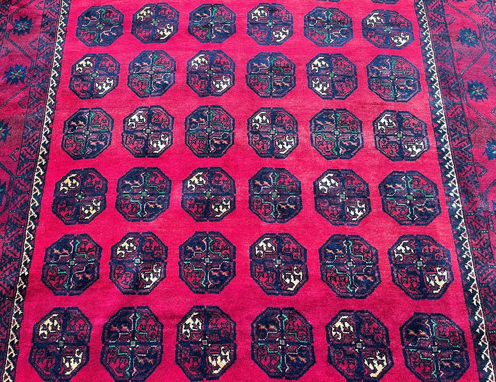 Tribal Persian Kurdi Quchan Rug 3x2m