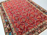 2.9x2m Vintage Persian Qashqai Shiraz Rug