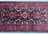 2x1.1m Tribal Balouchi Persian Rug