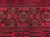 1.9x1m Tribal Balouchi Persian Rug