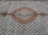 3x2m Fish Design Tabriz Persian Rug