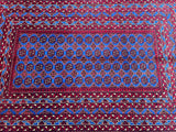 1.5x1m Tribal Roshnai Afghan Rug