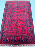 1.6x1m Tribal Ersari Afghan Rug