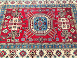 2.5x1.7m Caucasian Afghan Kazak Rug - shoparug