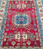 2.5x1.7m Caucasian Afghan Kazak Rug - shoparug