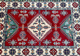 1.5x1m Tribal Kazak Afghan Rug