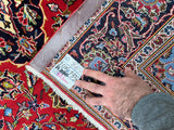 2x1.4m Antique Persian Kashan Rug