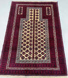 1.5x1m Balouchi Persian Prayer Rug - shoparug