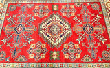 2.1x1.6m Tribal Afghan Kazak rug
