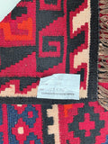 1.6x1m Afghan Meymaneh Kilim Rug