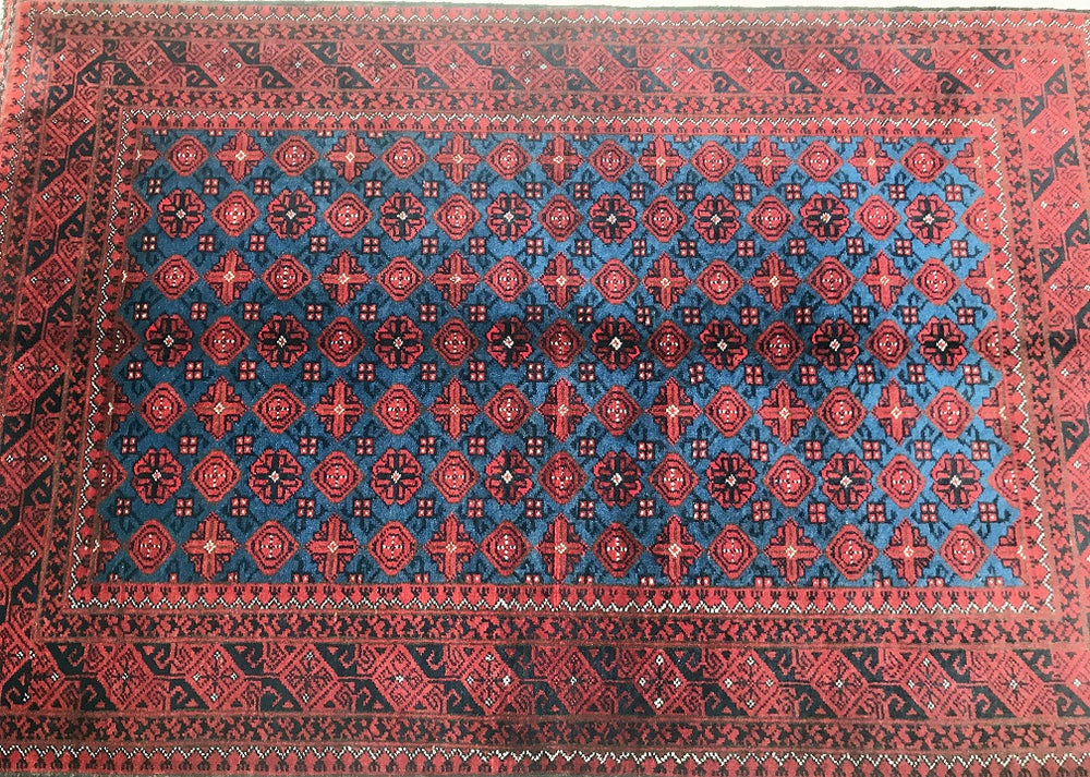 Tribal Afghan Bashiri Rug 1.5x1m