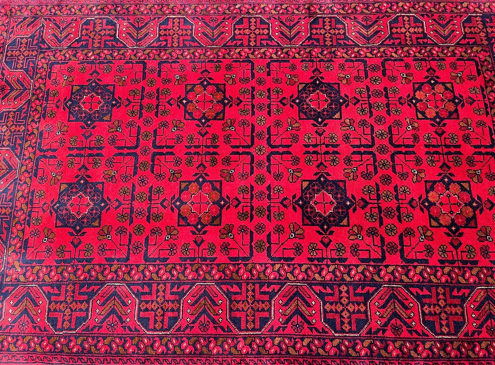 Khalabar Rug Tribal Afghan Khal Rug 2x1.25m | shoparug
