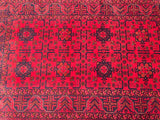 2x1.25m Tribal Khal Afghan Rug