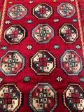 2.8x1.5m Vintage Tribal Persian Quchan Rug