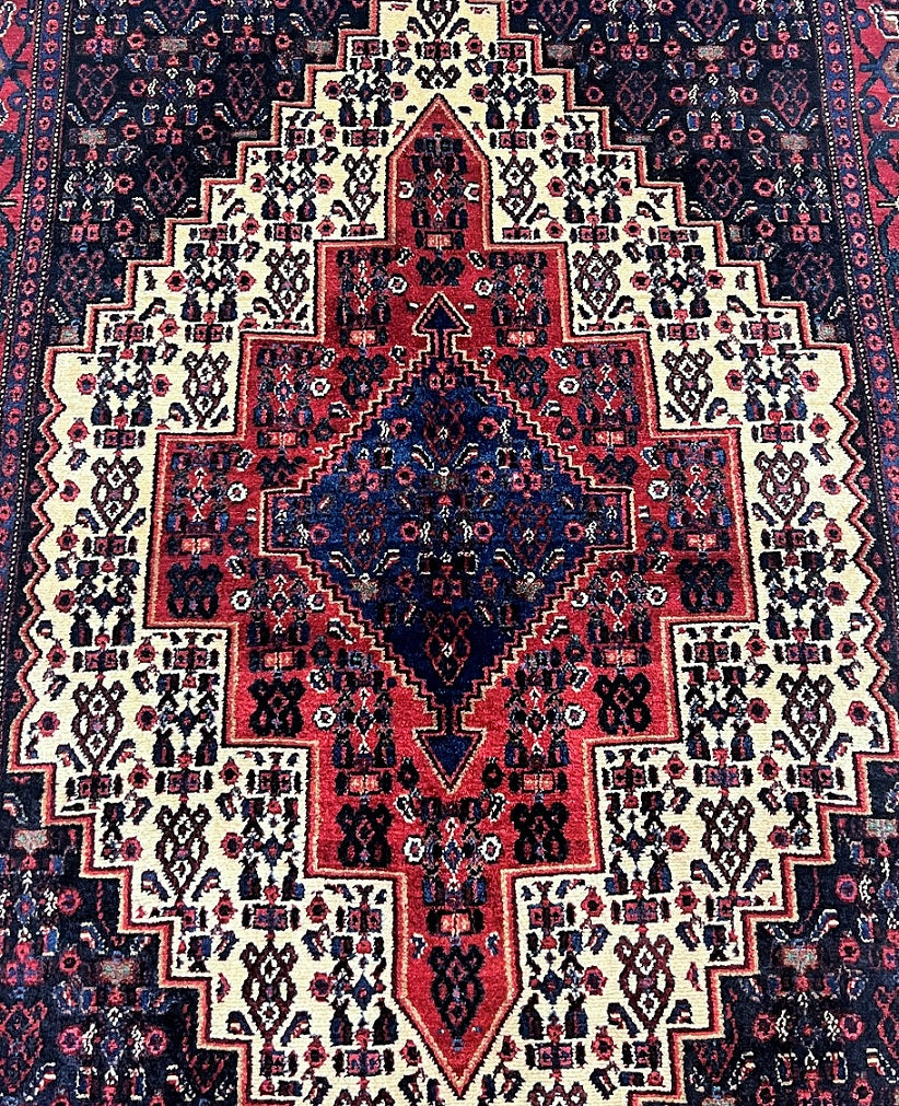 1.7x1.2m Persian Senneh Rug