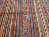 3.7x2.8m Shawl Design Afghan Kazak Rug