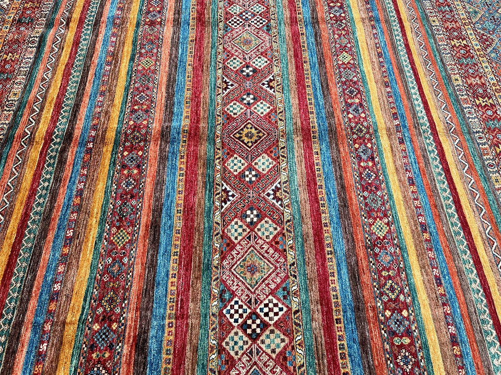 3.7x2.8m Shawl Design Royal Kazak Rug