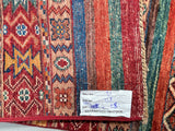 3.7x2.8m Shawl Design Afghan Kazak Rug