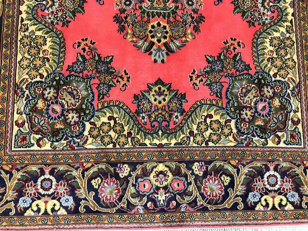 2.1x1.4m Masterpiece Vintage Persian Qum Rug