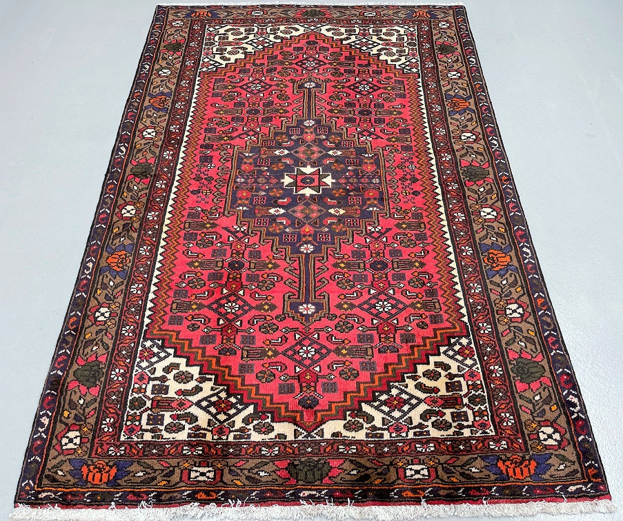 2x1.35m Village Khamseh Persian Rug