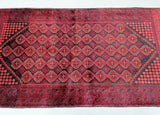 2x1.1m Nomadic Balouchi Persian Rug