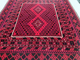 3x2.5m Afghan Meymaneh Kilim Rug