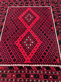 3x2.5m Afghan Meymaneh Kilim Rug